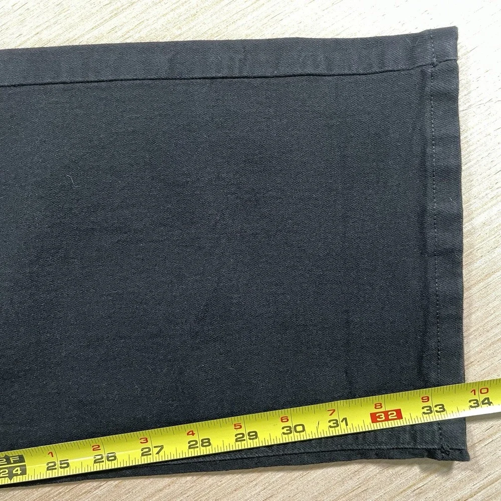 Buffalo David Bitton Driven-X Relaxed Straight Stretch Jeans Black 36x34
